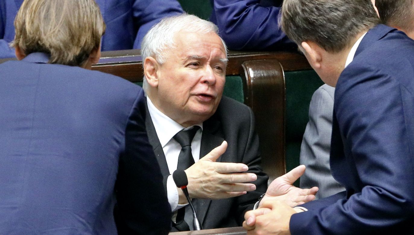 Jarosław Kaczyński mówi: „Koniec tego dobrego” (fot. PAP/Paweł Supernak)