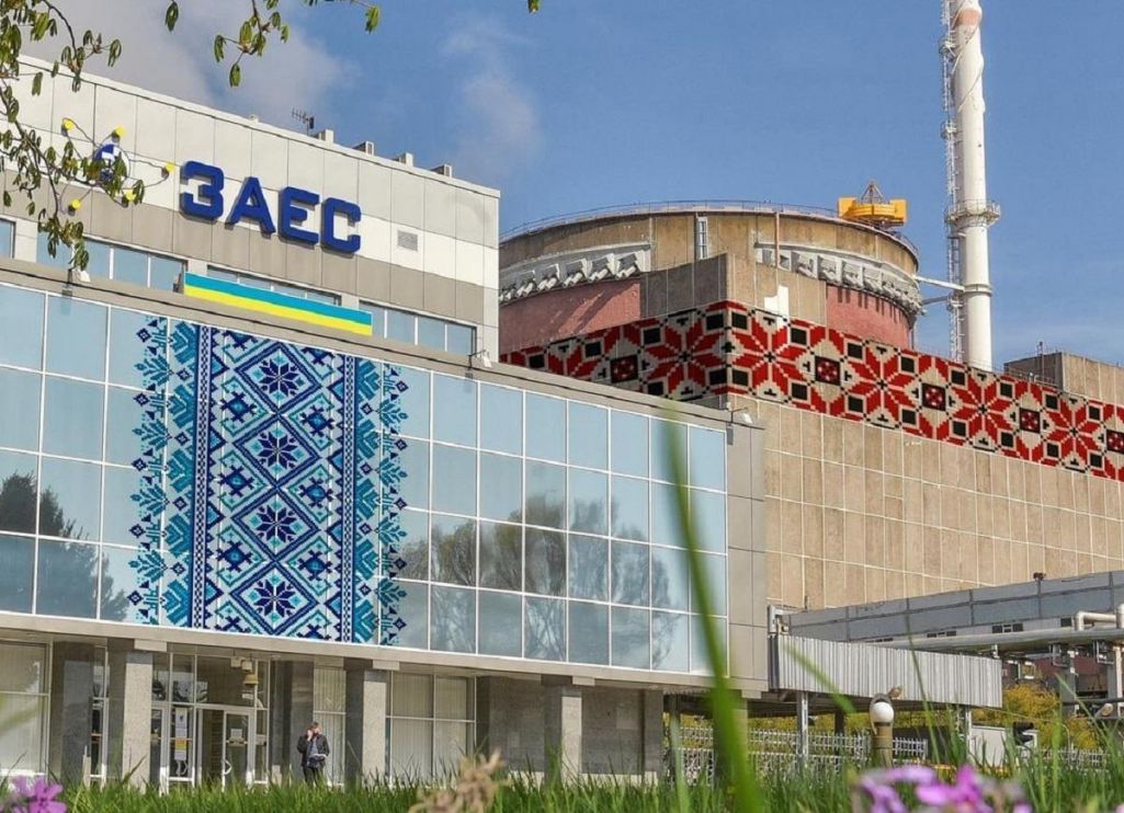 Запарожская АЭС. (Фота: Энергаатом/Telegram)