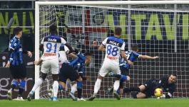 Samir Handanović zaliczył kluczową interwencję w starciu z Atalantą (fot. Getty Images)