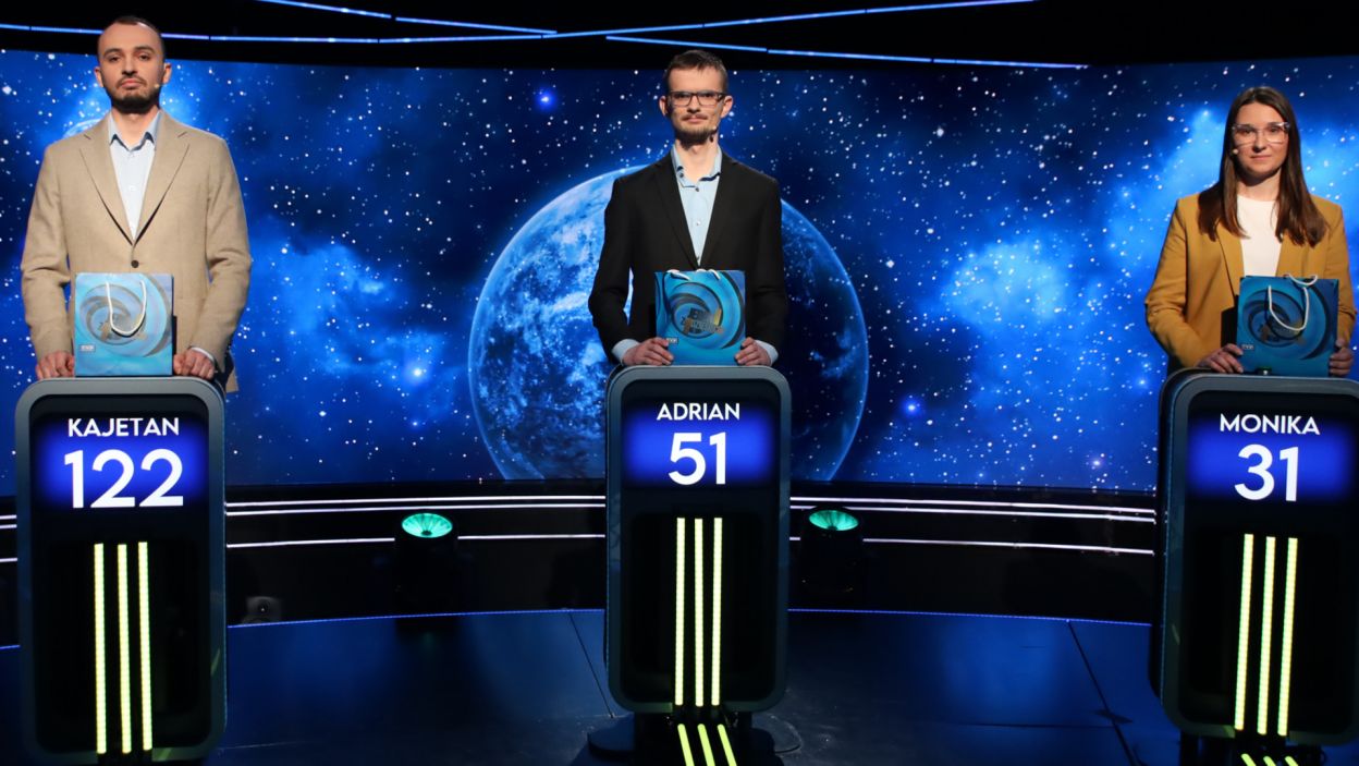 Finaliści 19. odcinka 149. edycji: Kajetan Kaczmarek, Adrian Panicz i Monika Szałkowska.
