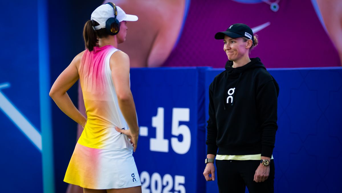 Iga Świątek i Daria Abramowicz (fot. Getty)