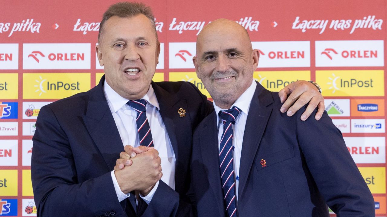 Cezary Kulesza z lewej i Michał Probierz (fot. 400mm.pl)