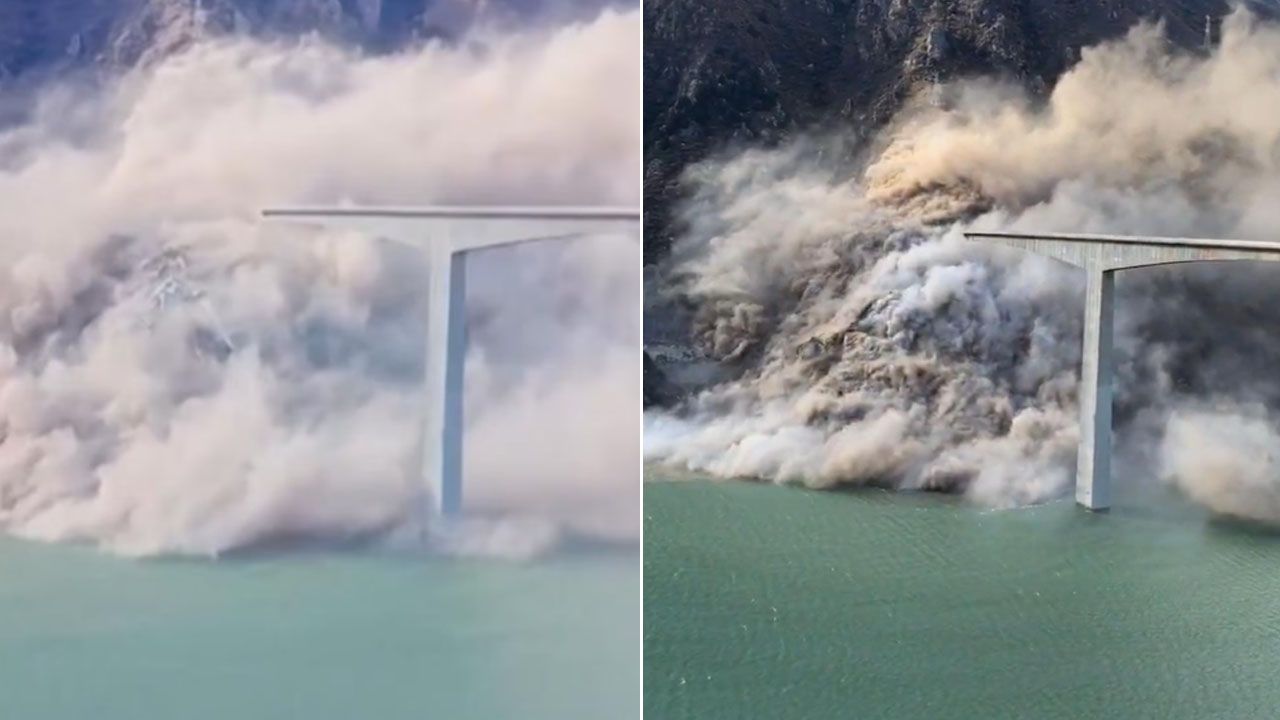 Spektakularna katastrofa budowlana w Chinach. Zawalił się 758-metrowy most