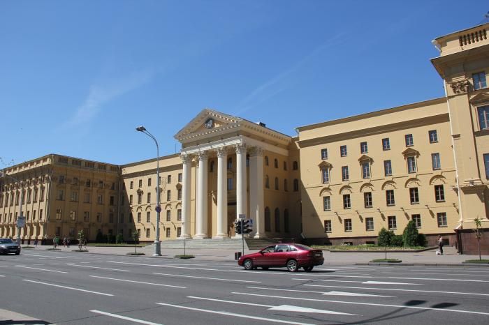 Будынак КДБ у Менску. Фота wikimapia.org