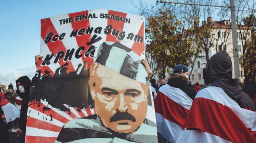 Акция протеста в Минске, Беларусь. 23 августа 2020 года. Фото: Белсат