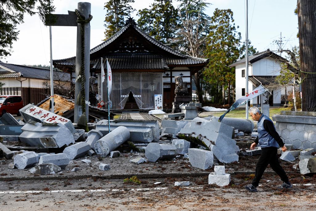 Наступствы землятрусу ў Японіі. (Фота: KIM KYUNG-HOON / Reuters / Forum)
