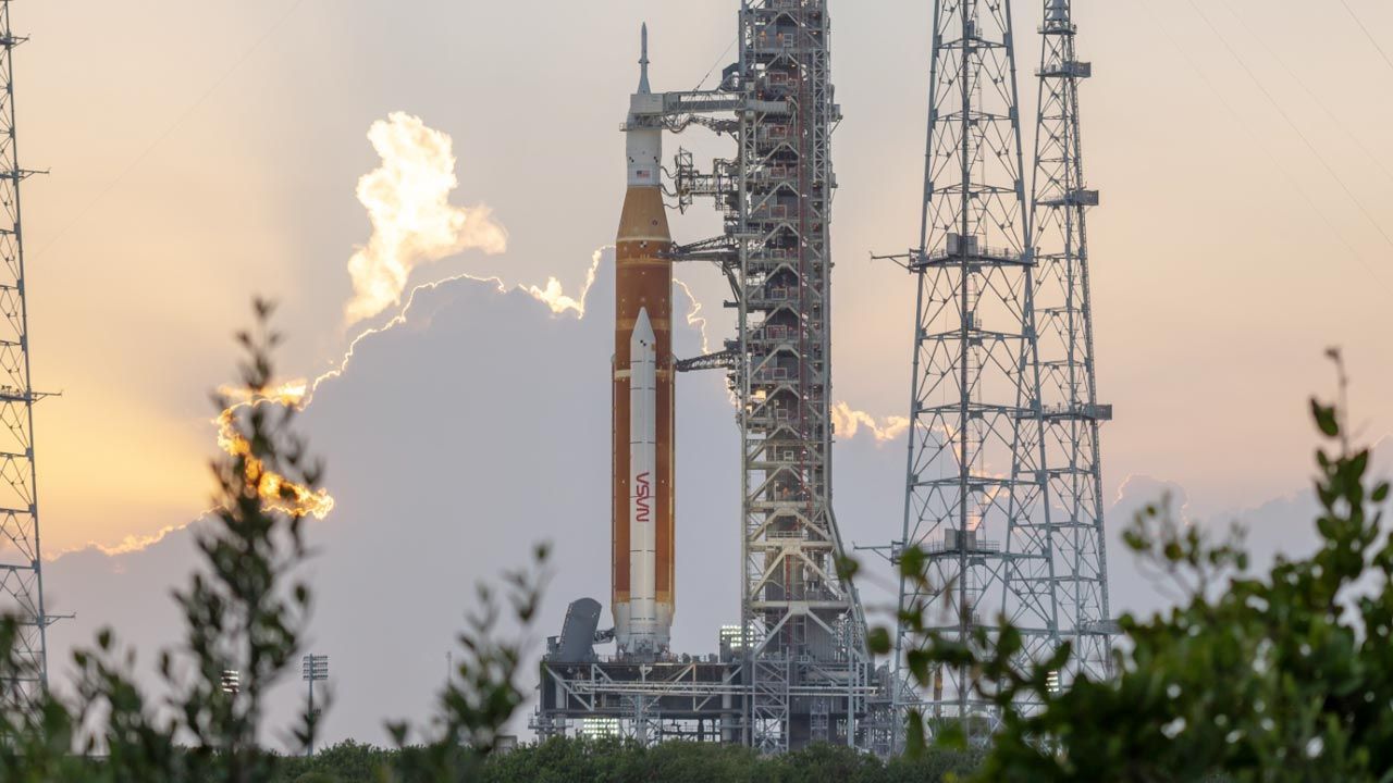 Start rakiety misji Artemis ponownie odwołany (fot. TT/@NASA)