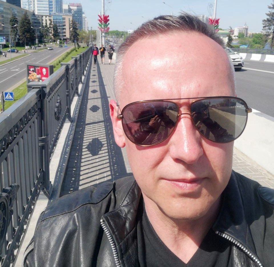 Томаш Шмыт у Менску (Фота: Tomasz Szmydt / Telegram)