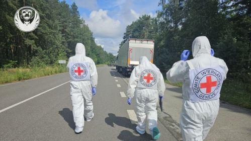 The exchange of the dead between Ukraine and Russia. Photo: Koord_shtab / Telegram