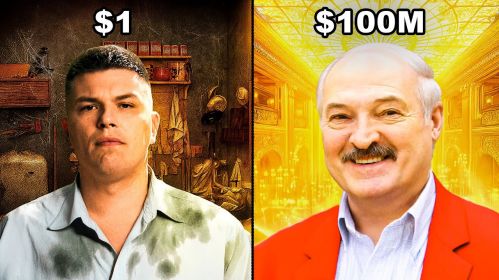 Прадстаўнік «BELPOL» Уладзімір Жыгар і Аляксандр Лукашэнка