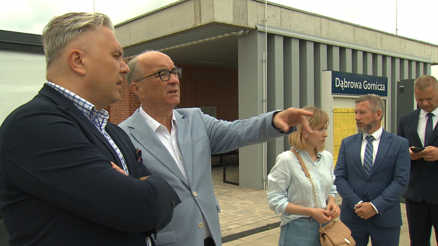 Połączenie kolejowe pomiędzy Dąbrową Górniczą a Będzinem może zostać rozbudowane. Fot. TVP3 Katowice