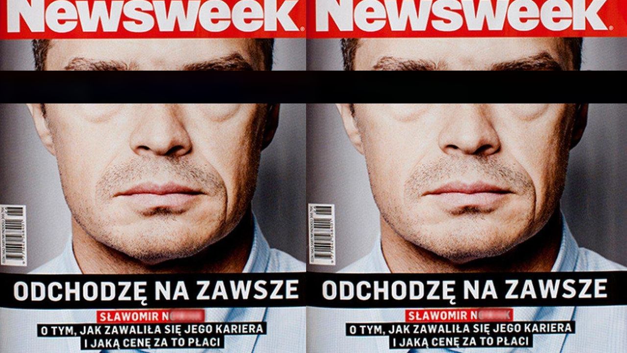 „Odchodzę na zawsze” obiecywał Sławomir N. w 2014 r. na okładce Newsweeka (fot. media) „Odchodzę na zawsze” obiecywał Sławomir N. w 2014 r. na okładce Newsweeka (fot. media)
