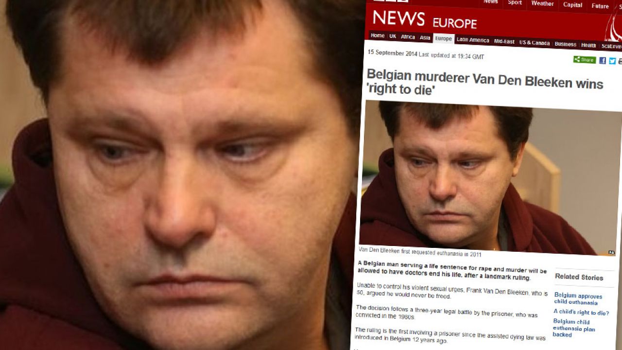 Frank Van den Bleeken (fot. bbc.com) Frank Van den Bleeken (fot. bbc.com)