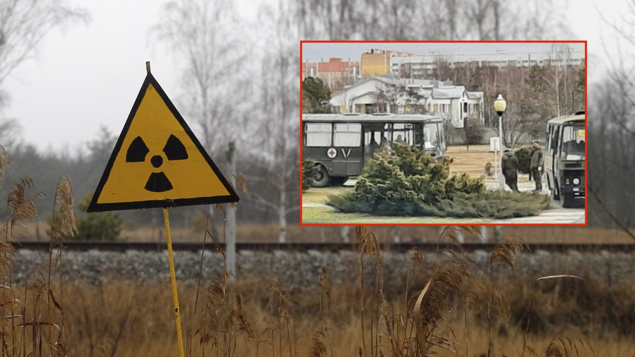 Rosjanie wycofują się z elektrowni w Czarnobylu (fot. STR/NurPhoto via Getty Images, Facevook.com/Yaroslav Yemelianenko)