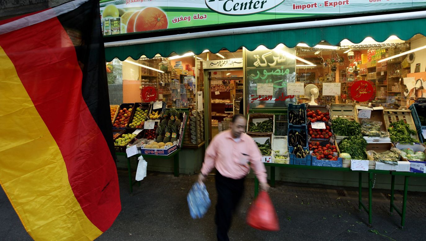 Inflacja w Niemczech bije rekordy (fot. Sklep spożywczy w Berlinie - Sean Gallup/Getty Images)