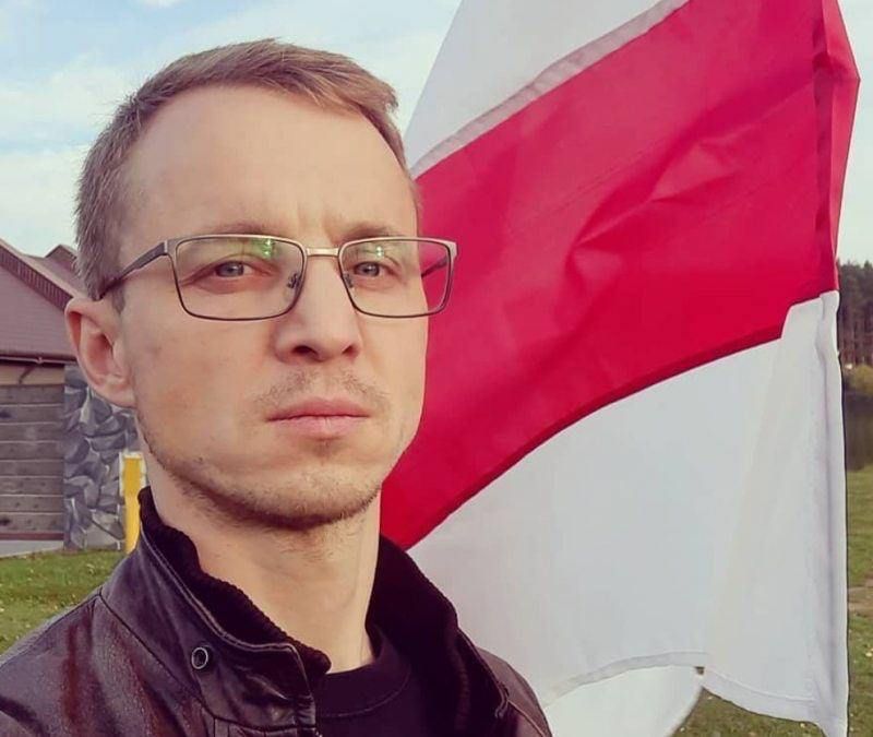Зміцер Дашкевіч. (Фота: Вясна / Правы чалавека ў Беларусі / Telegram)