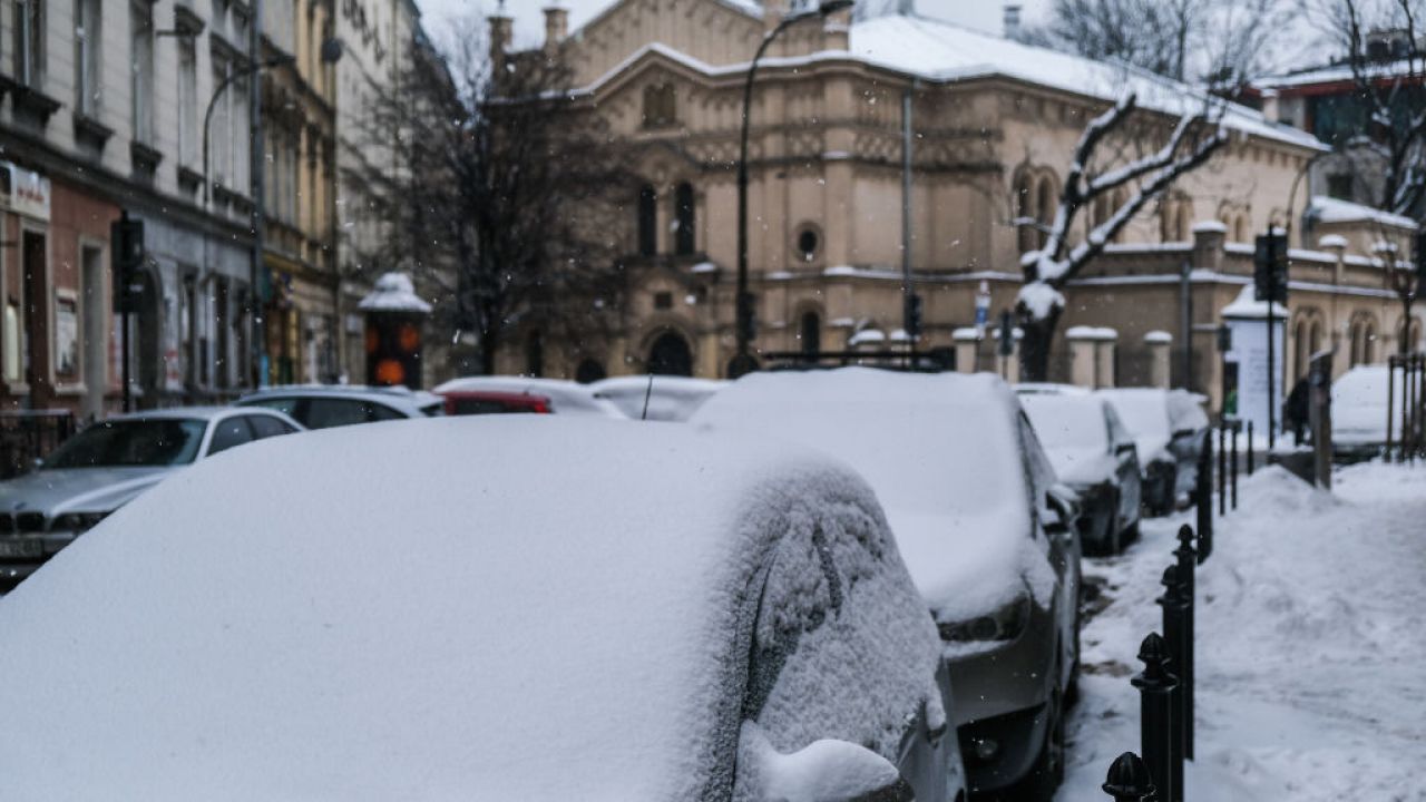 Całą Polskę zasypał śnieg (Fot. Omar Marques/Getty Images)