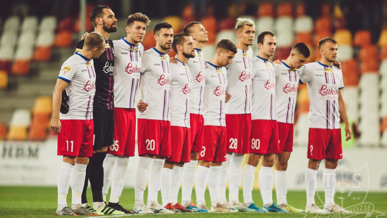 Piłkarze Podbeskidzia Bielsko-Biała (fot: Jakub Ziemianin/Podbeskidzie Bielsko-Biała)