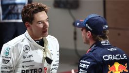 George Russell i Max Verstappen (fot. Getty)