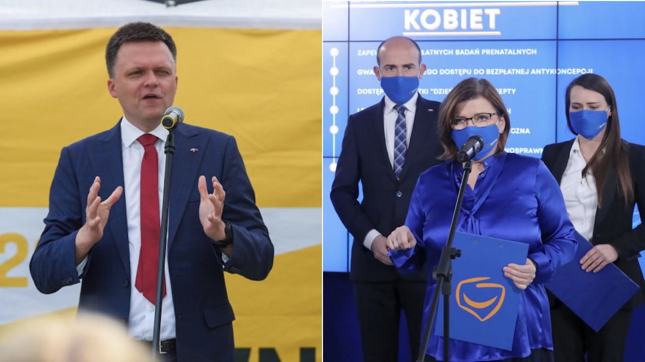 Nowy sondaż poparcia dla partii (fot. PAP/Paweł Supernak, Omar Marques/Getty Images) Nowy sondaż poparcia dla partii (fot. PAP/Paweł Supernak, Omar Marques/Getty Images)