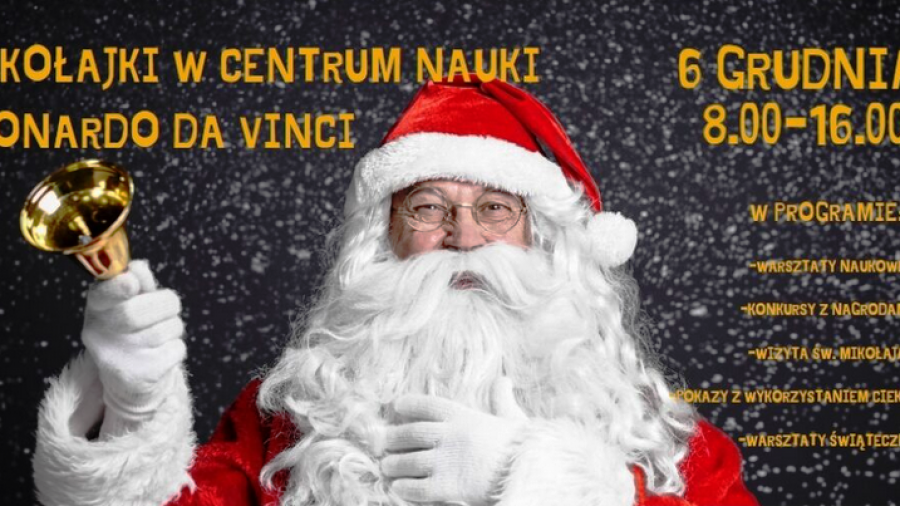 Mikołajki w Centrum Nauki. Będą prezenty, konkursy z nagrodami i naukowe warsztaty