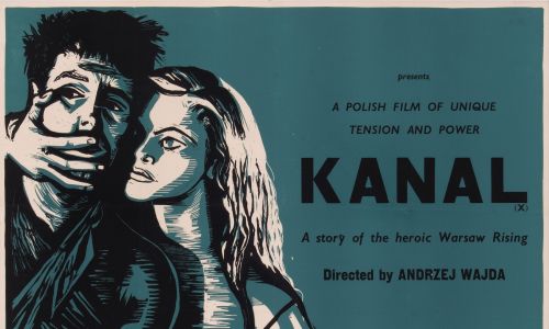 Plakat autorstwa Petera Strausfelda do filmu „Kanał” z 1957 roku. Fot. Movie Poster Image Art/Getty Images
