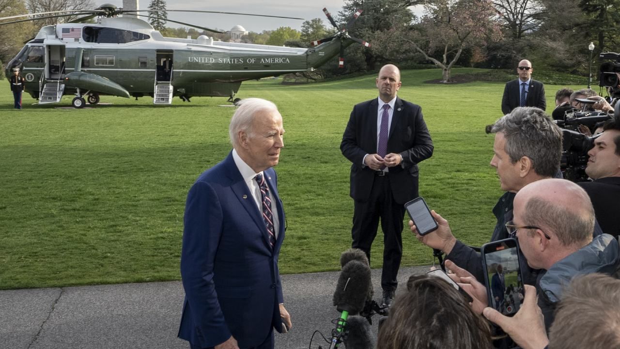 Prezydent Joe Biden (fot. PAP/EPA/Ken Cedeno / POOL)