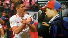 Robert Lewandowski (fot. PAP/Bartłomiej Zborowski / archiwum prywatne Marka Siweckiego)