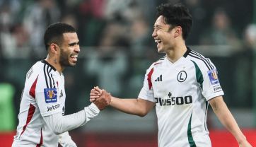 Juergen Elitim i Ryoya Morishita zagrają w drugiej linii Legii Warszawa przeciwko AEK-owi Larnaka? (fot: PAP)