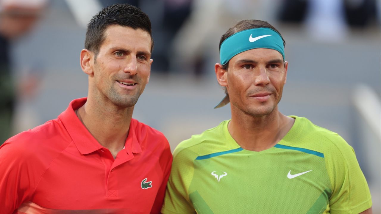 Novak Djoković i Rafael Nadal to najlepsi zawodnicy w historii tenisa (fot. Getty)