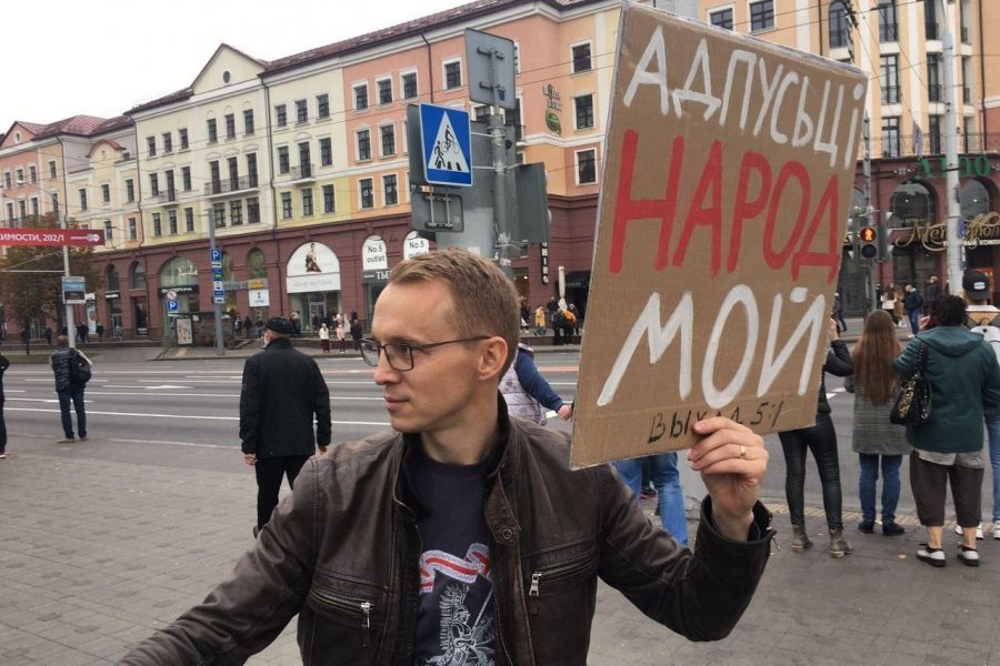 Зміцер Дашкевіч. (Крыніца: nashaniva / Twitter)