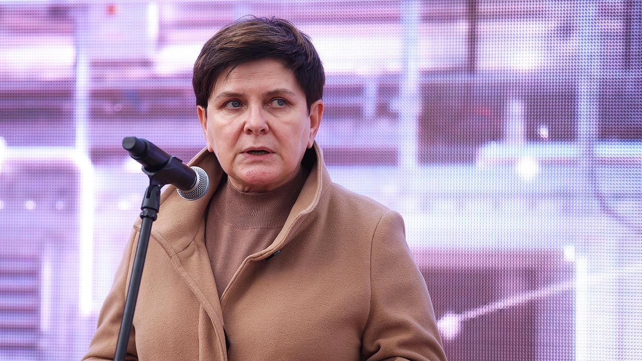 Beata Szydło (fot. PAP/Łukasz Gągulski)