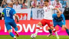 Jakub Świerczok w kamerze TVP Sport! (Fot. Getty)