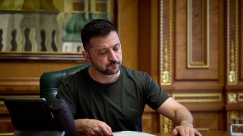 Прэзідэнт Украіны Уладзімір Зяленскі
