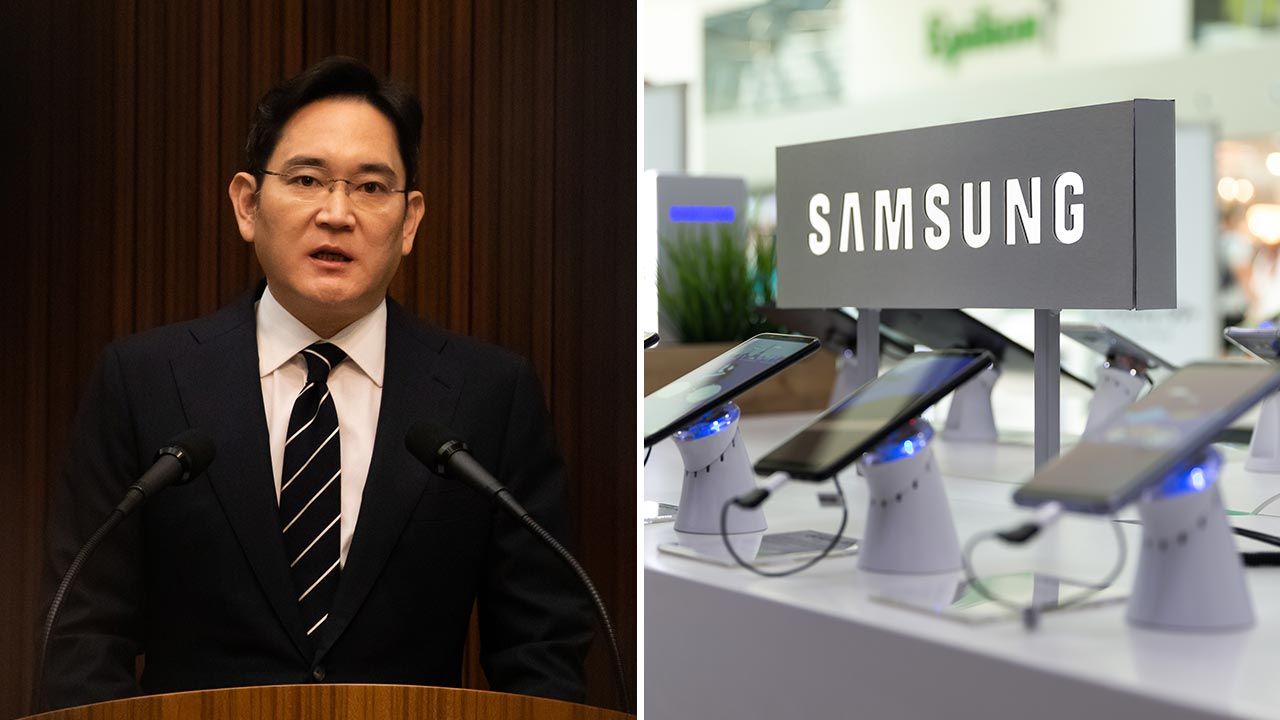 Li Dze Jong – miliarder, wnuk założyciela i faktyczny szef Samsunga (fot. SeongJoon Cho/Bloomberg via Getty Images; Shutterstock/N.Z.Photography) Li Dze Jong – miliarder, wnuk założyciela i faktyczny szef Samsunga (fot. SeongJoon Cho/Bloomberg via Getty Images; Shutterstock/N.Z.Photography)