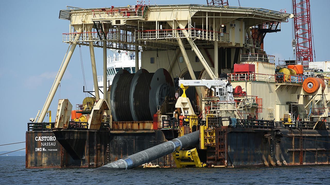 Budowa Nord Stream 2 (fot. Sean Gallup/Getty Images) Budowa Nord Stream 2 (fot. Sean Gallup/Getty Images)