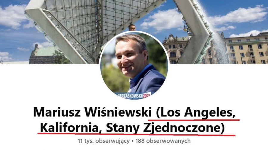 Ważny urzędnik celem ataku. Stracił dwa konta (fot. Facebook)