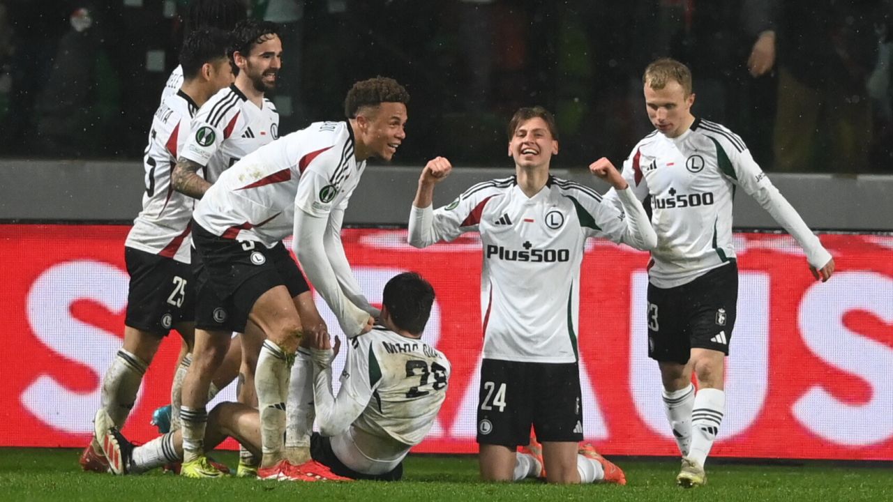 Kadr z meczu Legia Warszawa – Molde (fot. PAP)