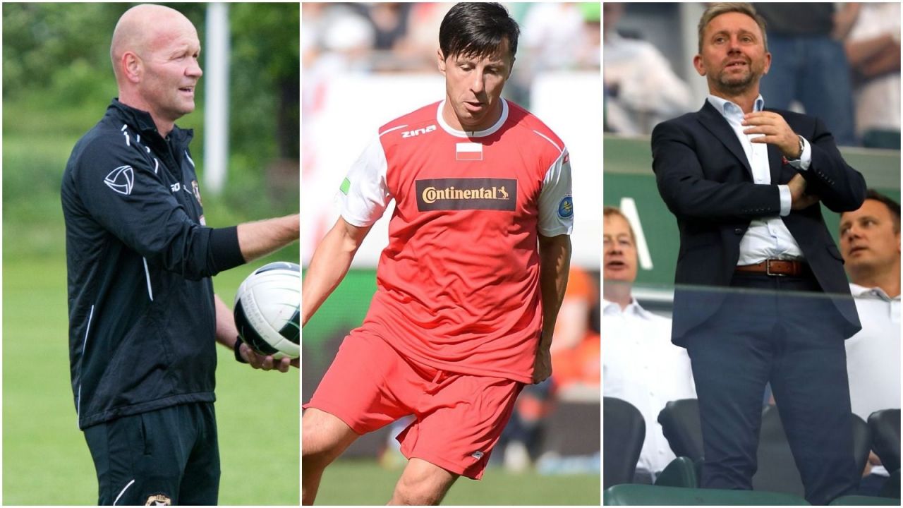 Od lewej: Andrzej Woźniak, Radosław Gilewicz i Jerzy Brzęczek (fot. PAP)