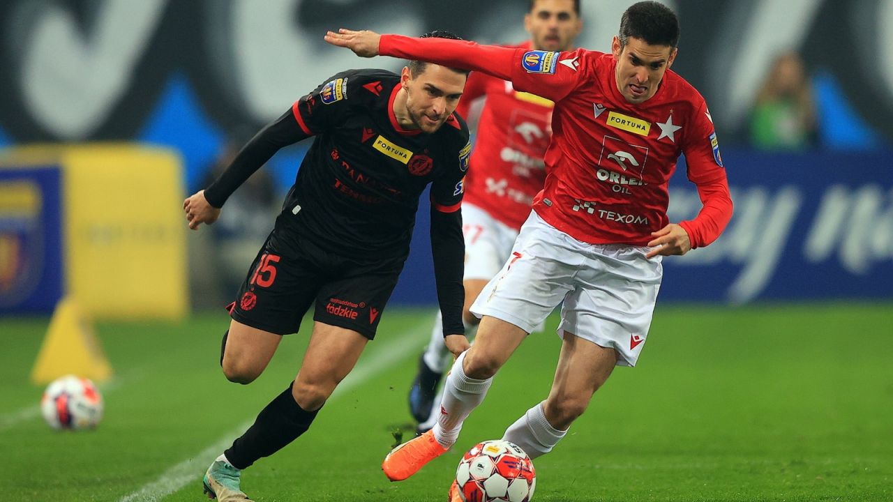 Mecz Wisła Kraków - Widzew Łódź (fot. PAP)