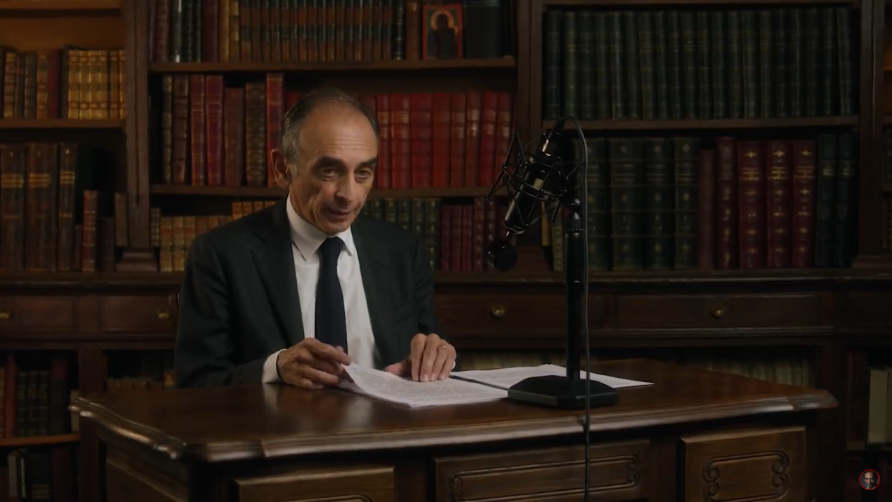 Kandydat na prezydenta Francji Éric Zemmour (screen https://youtu.be/k8IGBDK1BH8) Kandydat na prezydenta Francji Éric Zemmour (screen https://youtu.be/k8IGBDK1BH8)