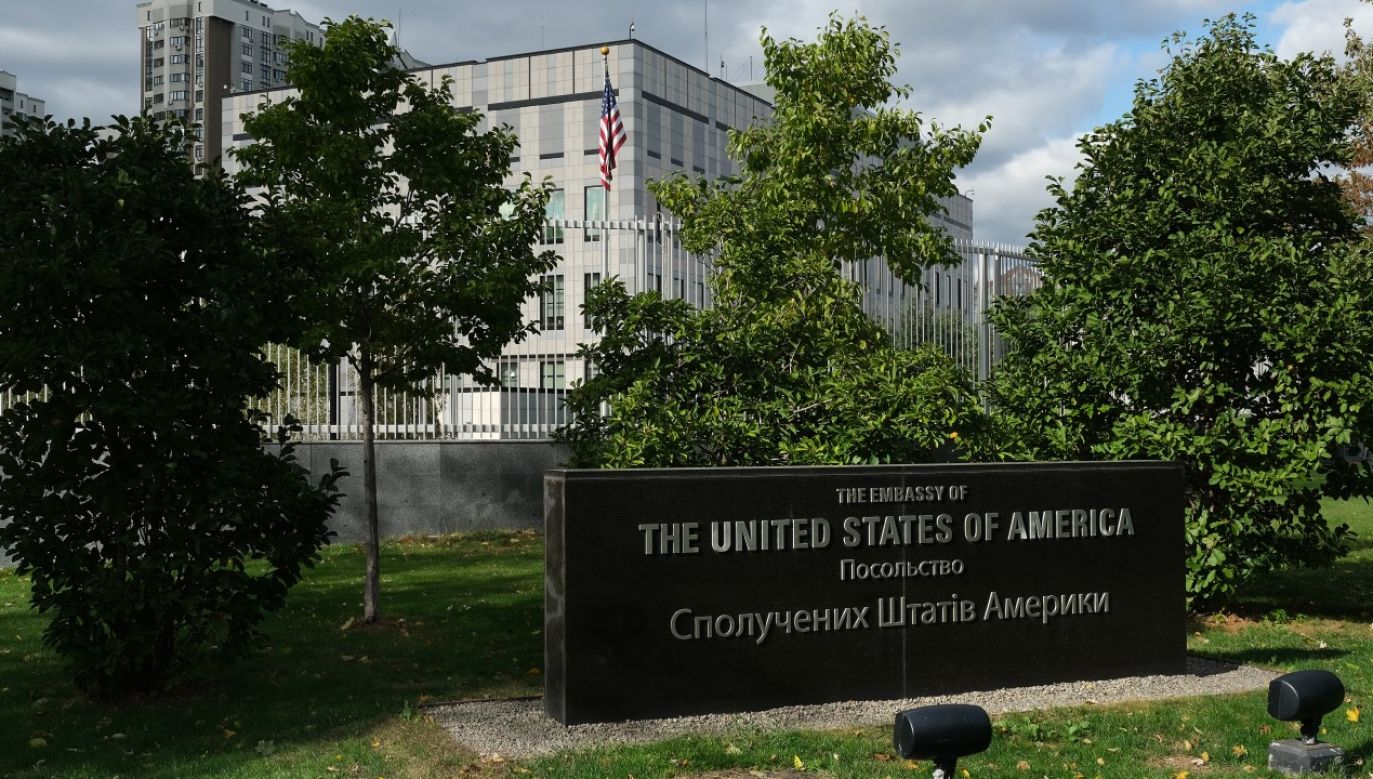 Ambasada USA w Kijowie (fot. Sean Gallup/Getty Images)