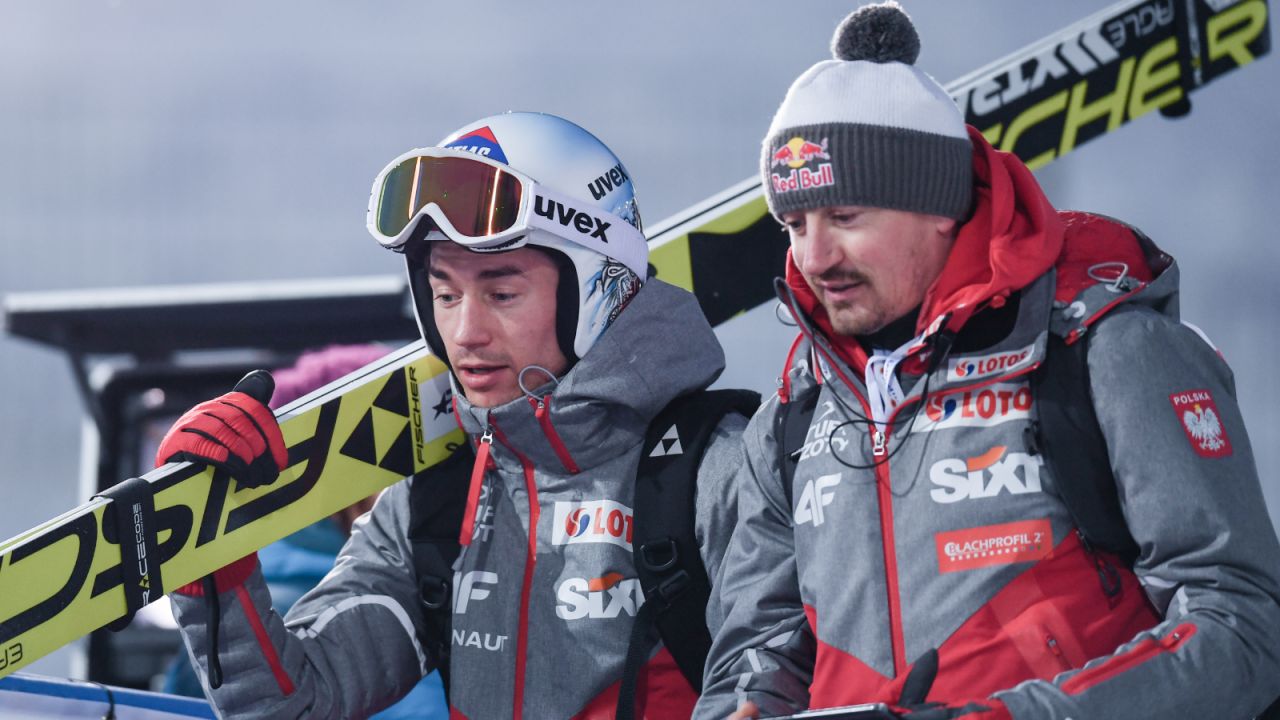 Kamil Stoch i Adam Małysz (fot. Getty Images)