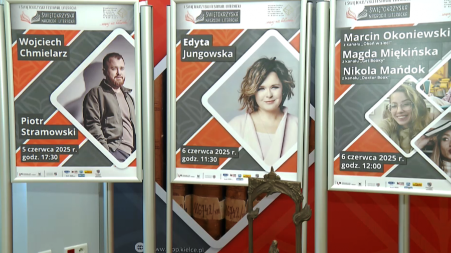 W Kielcach odbędzie się Świętokrzyski Festiwal Literacki. Przyjadą m.in. Anna Seniuk i Wojciech Chmielarz 