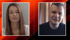 Łukasz Czarnowski (P) - dyrektor sportowy HFO Kickboxing (fot. TVP)
