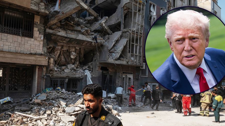 Donald Trump chwali Izrael za atak na Iran (fot. Getty Images)