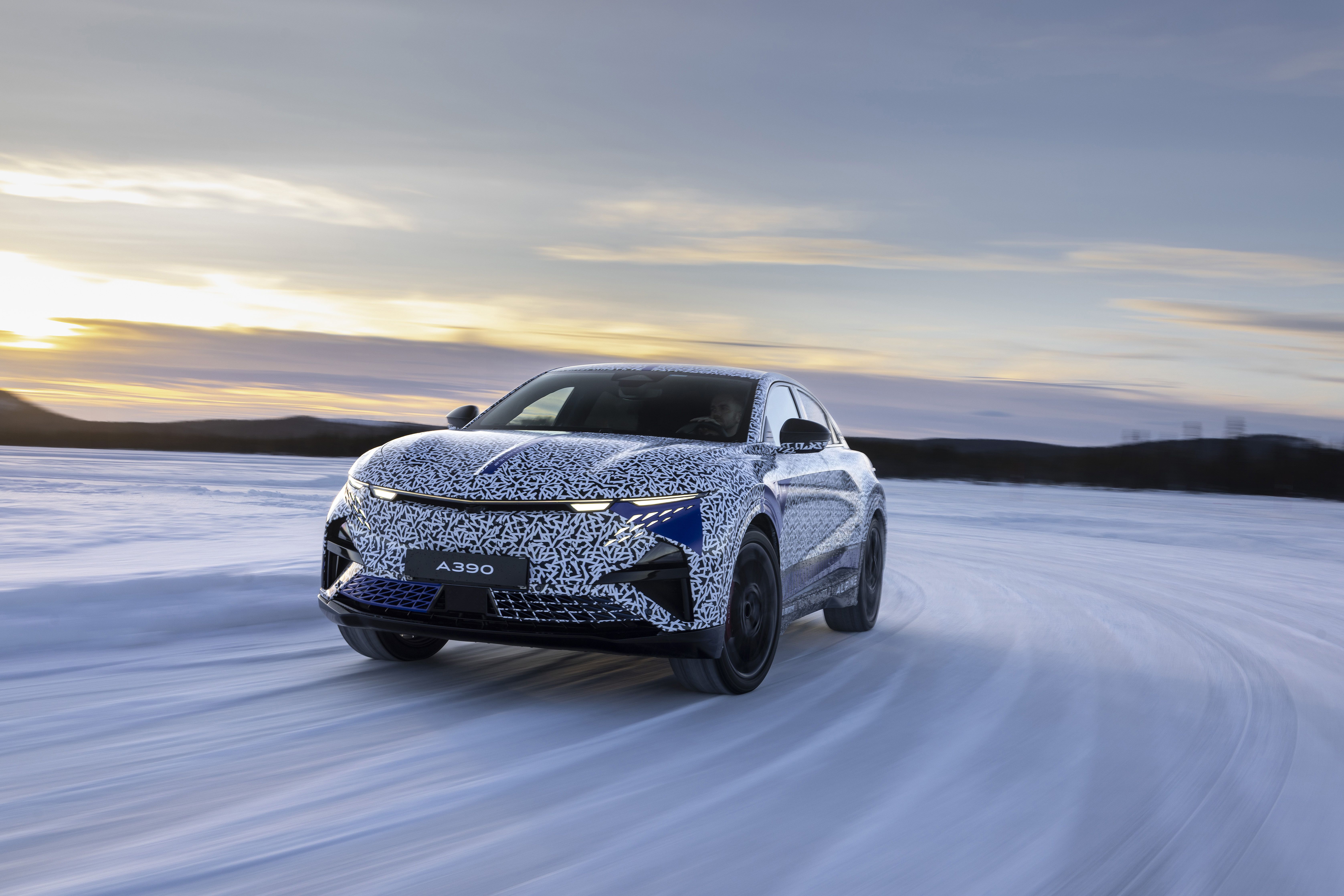 Muł testowy Alpine A390 testowany w Finlandii