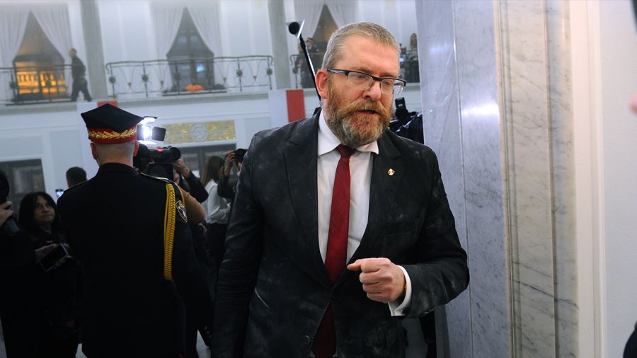 Grzegorz Braun (fot.  Adam Chelstowski / Forum)