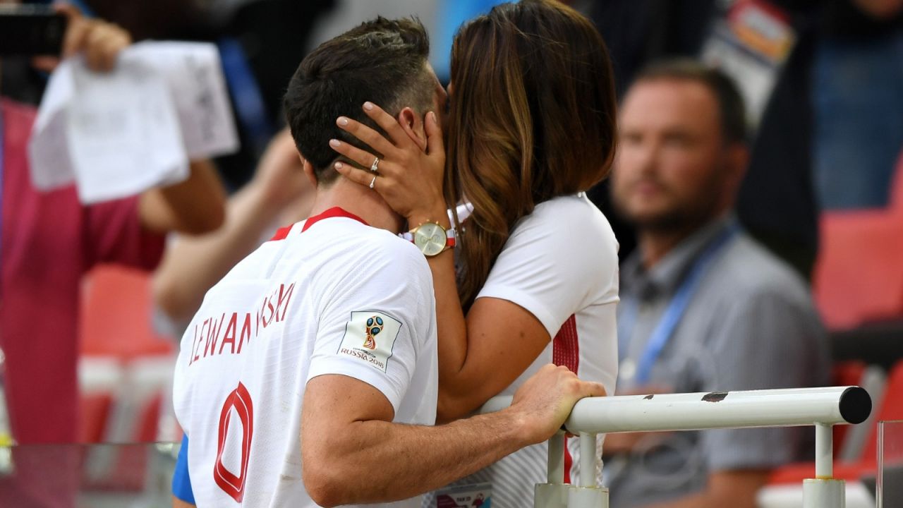 Robert Lewandowski i Anna Lewandowska (fot. Getty Images)
