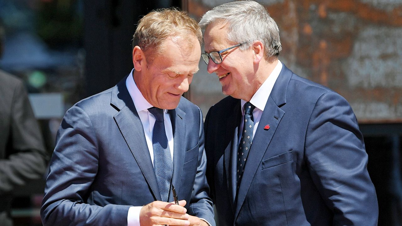 Donald Tusk i Bronisław Komorowski (fot. PAP/Adam Warżawa) Donald Tusk i Bronisław Komorowski (fot. PAP/Adam Warżawa)